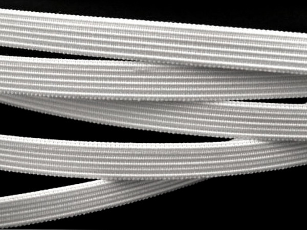 Kostice šíře 11 mm tkaná typ B bílá FISZ POL