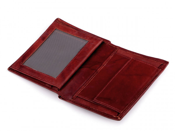 Pánská peněženka kožená 9,5x12 cm