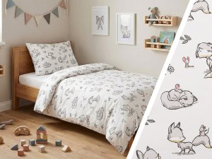 Bavlněná látka / plátno liška