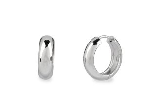 Náušnice z nerezové oceli kroužky