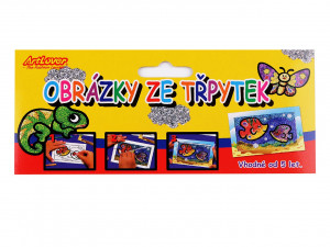 Kreativní sada - obrázky ze třpytek
