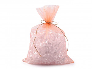 Dárkový pytlík s jutovou šňůrkou 23x35 cm organza