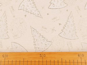 Vánoční jacquard s lurexem