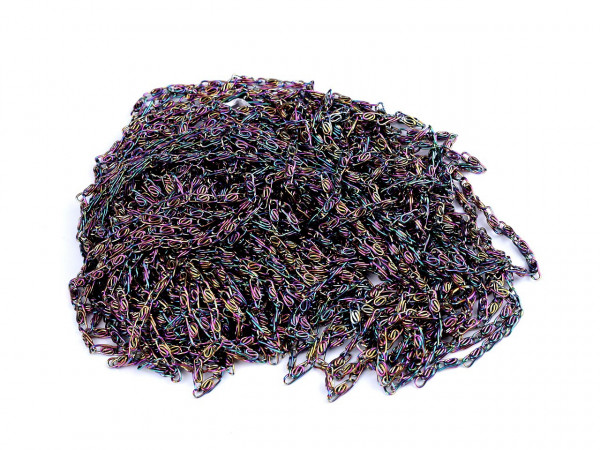 Řetěz šíře 4 mm duhový