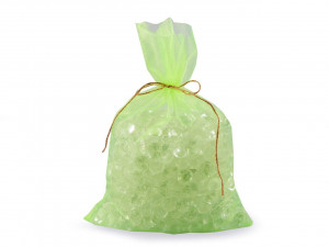 Dárkový pytlík s jutovou šňůrkou 23x35 cm organza