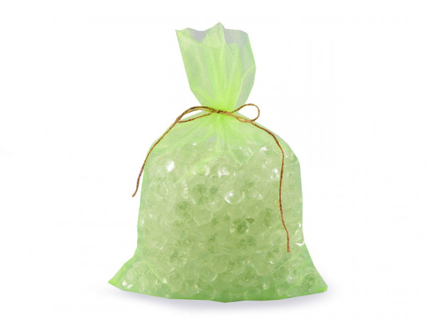 Dárkový pytlík s jutovou šňůrkou 23x35 cm organza