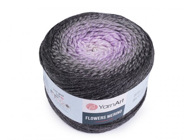 Pletací příze Flowers merino 225 g