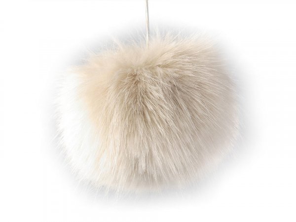 Kožešinová bambule na čepici Ø7-9 cm