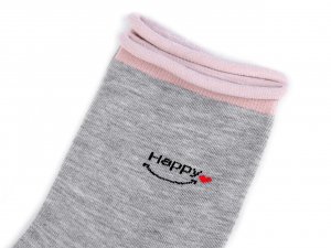 Dámské bavlněné ponožky se zdravotním lemem