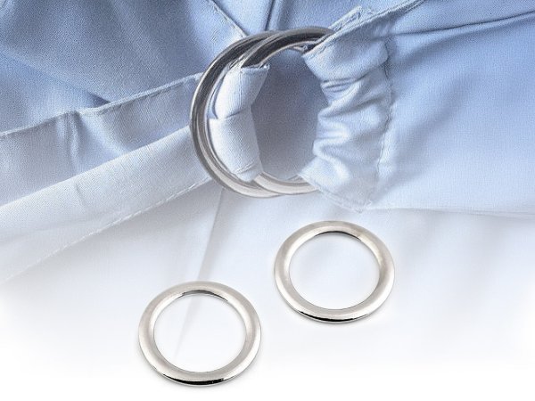 Spona / oděvní kroužek Ø28 mm plochý