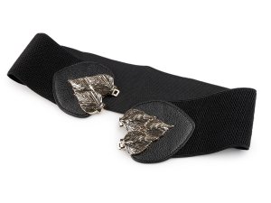 Dámský pásek pružný kovová spona