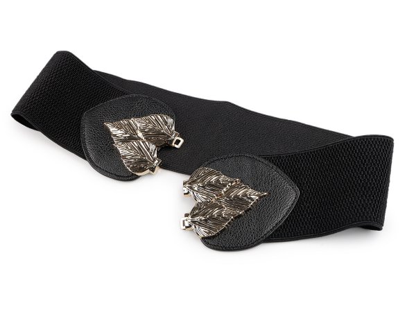 Dámský pásek pružný kovová spona