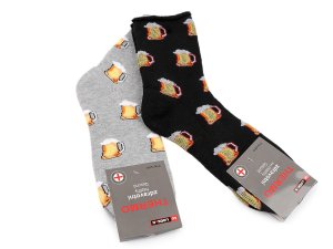 Pánské ponožky thermo se zdravotním lemem - pivo