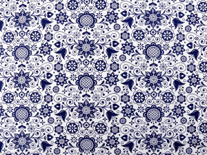 Bavlněná látka folklor / cibulák