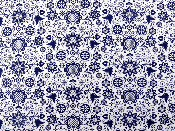 Bavlněná látka folklor / cibulák