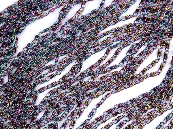 Řetěz šíře 4 mm duhový