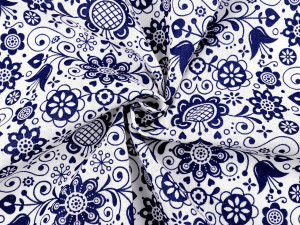 Bavlněná látka folklor / cibulák