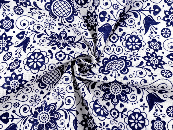 Bavlněná látka folklor / cibulák