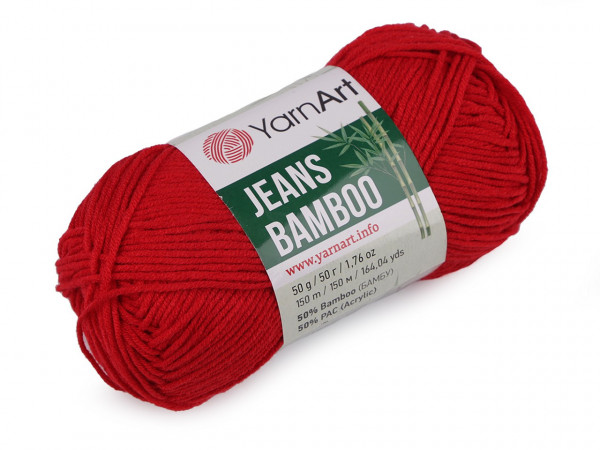 Pletací příze Jeans Bamboo 50 g