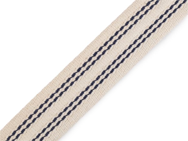 Bavlněný oboustranný popruh šíře 38 mm