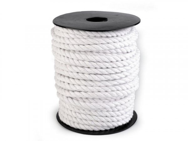 Bavlněná šňůra kroucená Ø5 a 6 mm