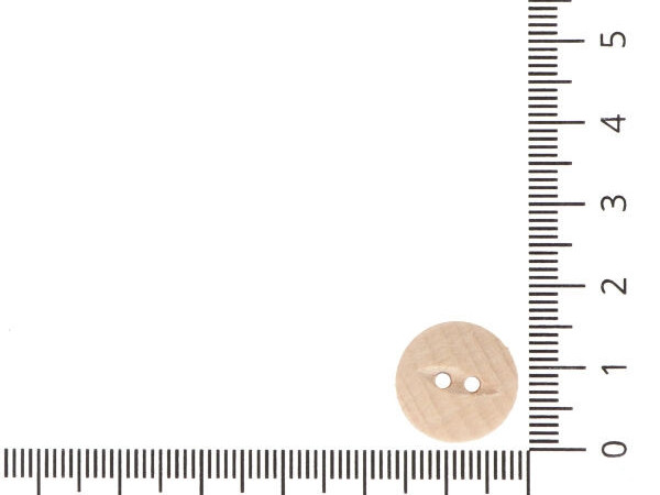 Knoflík dřevěný vel. 24 - průměr 15,2 mm ELO