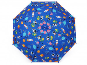 Dětský vystřelovací deštník s píšťalkou fotbalový míč, vesmír