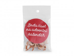 Čísla k výrobě adventního kalendáře / 1-24