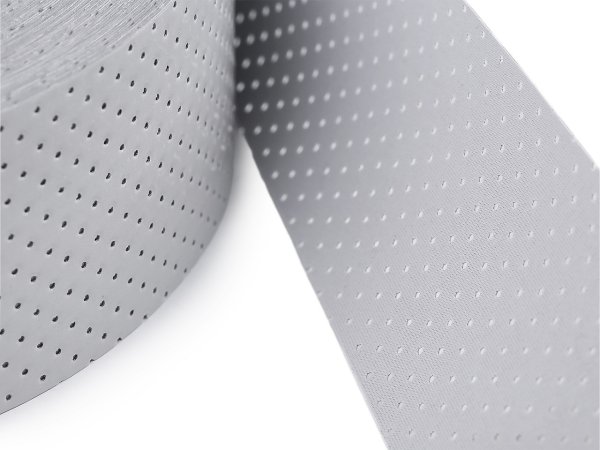 Perforovaná reflexní páska elastická šíře 50 mm našívací