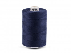 Polyesterové nitě Unipoly návin 1000 m - 549 modrá tmavá