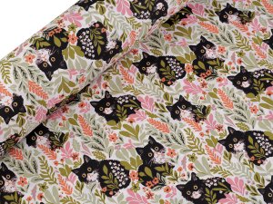 Bavlněná látka / plátno kočky