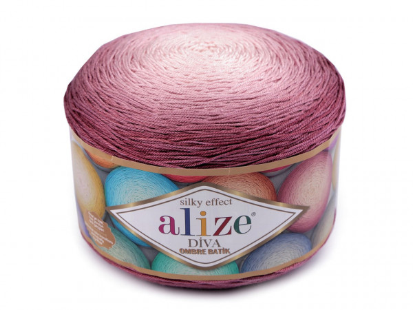 Pletací příze Diva Ombre Batik 250 g