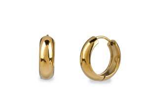 Náušnice z nerezové oceli kroužky