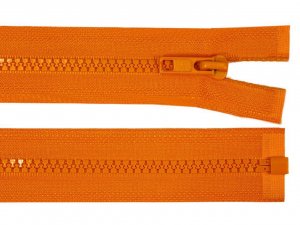 Kostěný zip šíře 5 mm délka 75 cm bundový