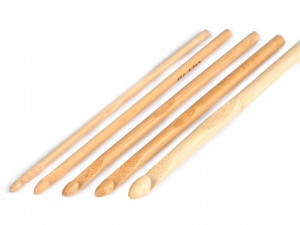 Bambusový háček na háčkování vel. 5; 6; 7; 8; 10