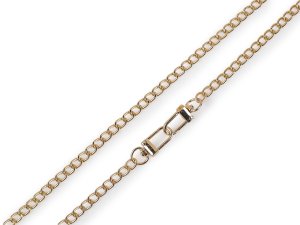 Řetízek na kabelky s karabinou délka 125 cm, šíře 6 mm