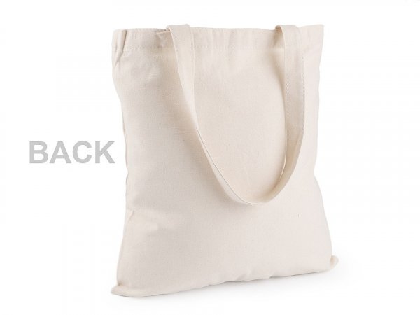 Textilní taška bavlněná 34x37 cm srdce, hvězdy