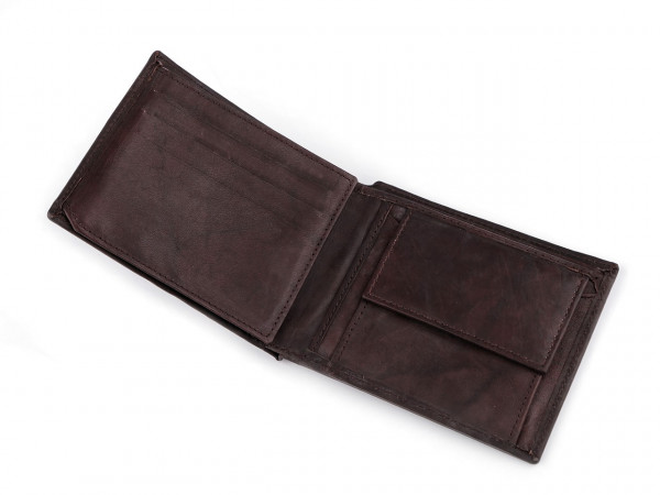 Pánská peněženka kožená 9x11 cm