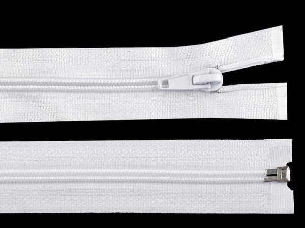 Spirálový zip šíře 5 mm délka 100 cm bundový bílý POL