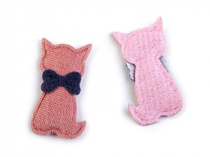 Textilní aplikace / nášivka kočka
