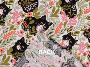 Bavlněná látka / plátno kočky