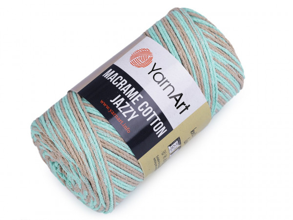 Pletací příze Macrame cotton Jazzy 250 g