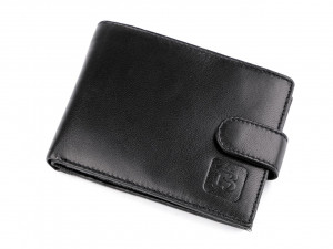 Pánská peněženka kožená - 1 černá