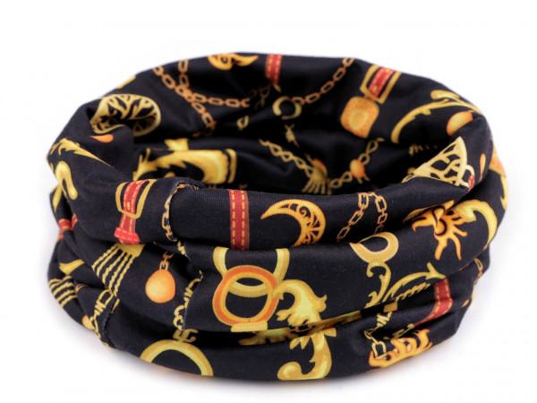 Multifunkční šátek pružný dvojitý