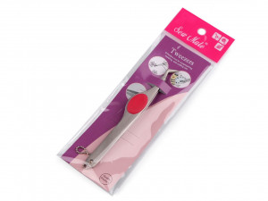 Kovová pinzeta délka 12 cm zahnutá