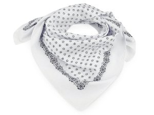 Bavlněný šátek drobné květy 70x70 cm