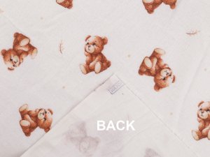 Bavlněný flanel medvídek