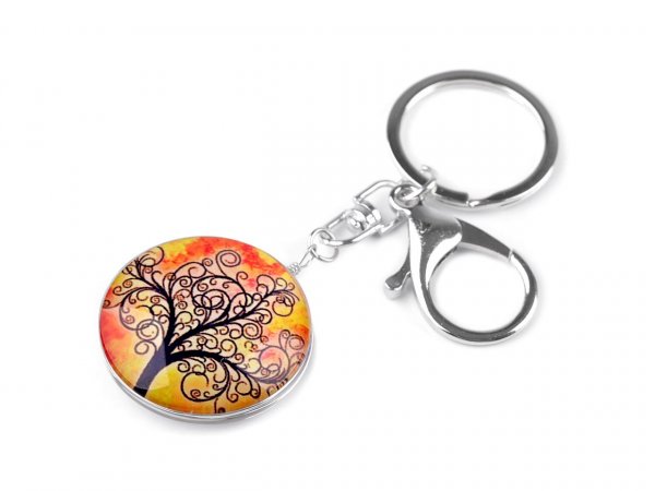 Přívěsek na klíče / kabelku strom života, mandala