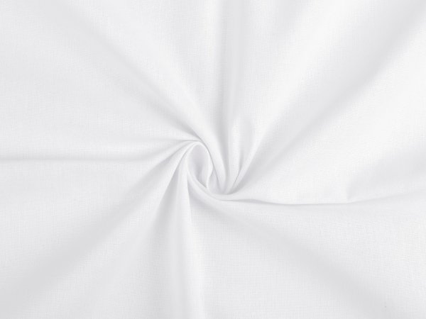 Bavlněná látka - plátno bílá BREX