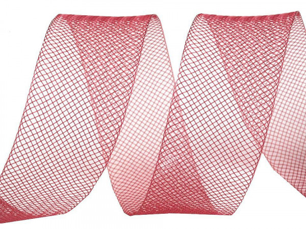 Modistická krinolína na vyztužení šatů a výrobu fascinátorů šíře 2,5 cm